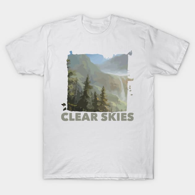 Clear Skies T-Shirt by TeePixelate